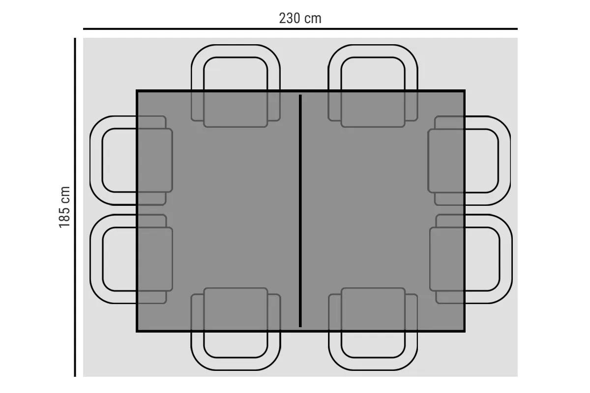 Ochronny pokrowiec na meble ogrodowe 185x230x80cm -zielony - FE5906948119376