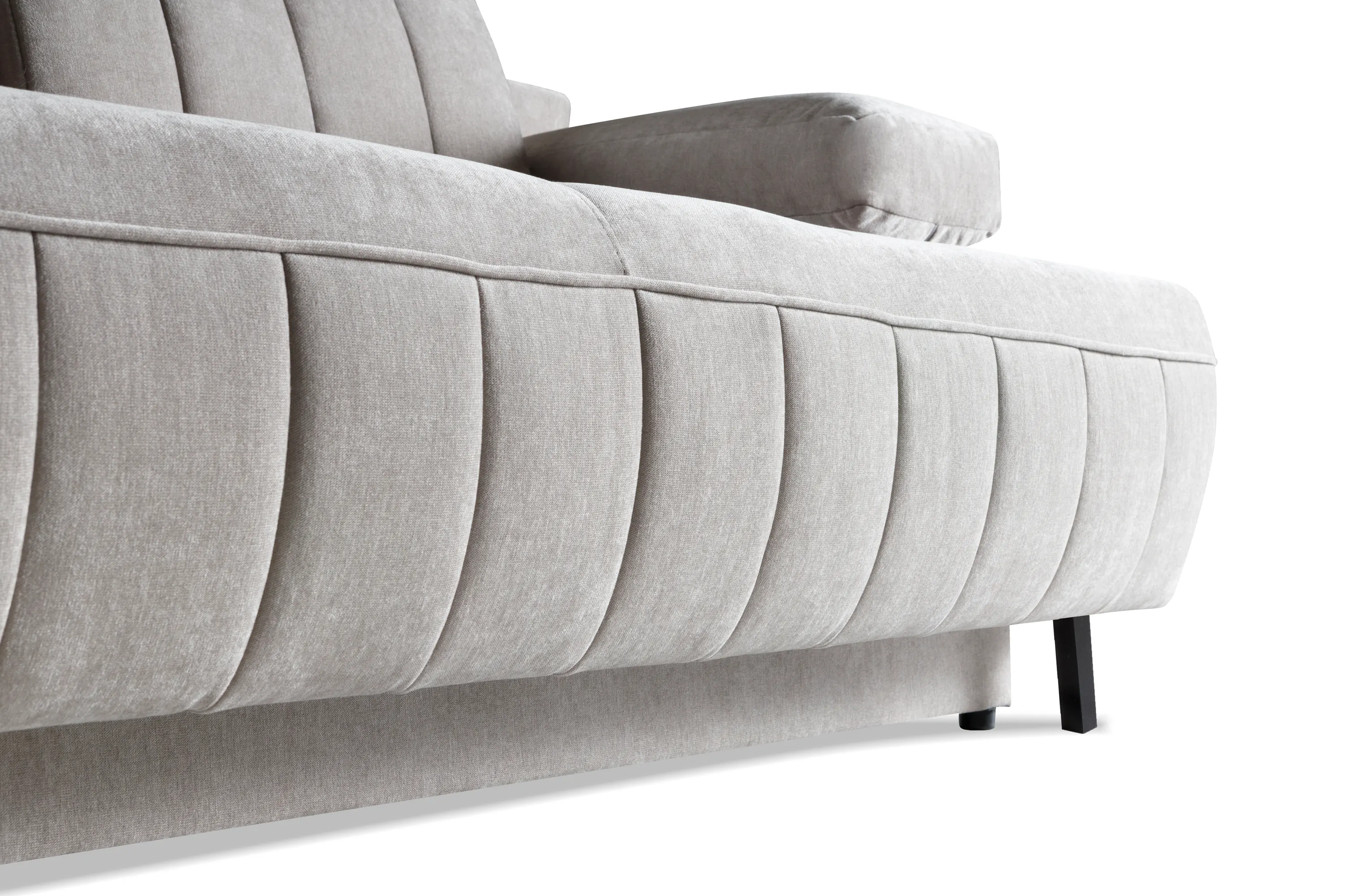 Sofa rozkładana z pojemnikiem ARUNA WIND 200 cm jasnoszara - ARUNA_WIND_84