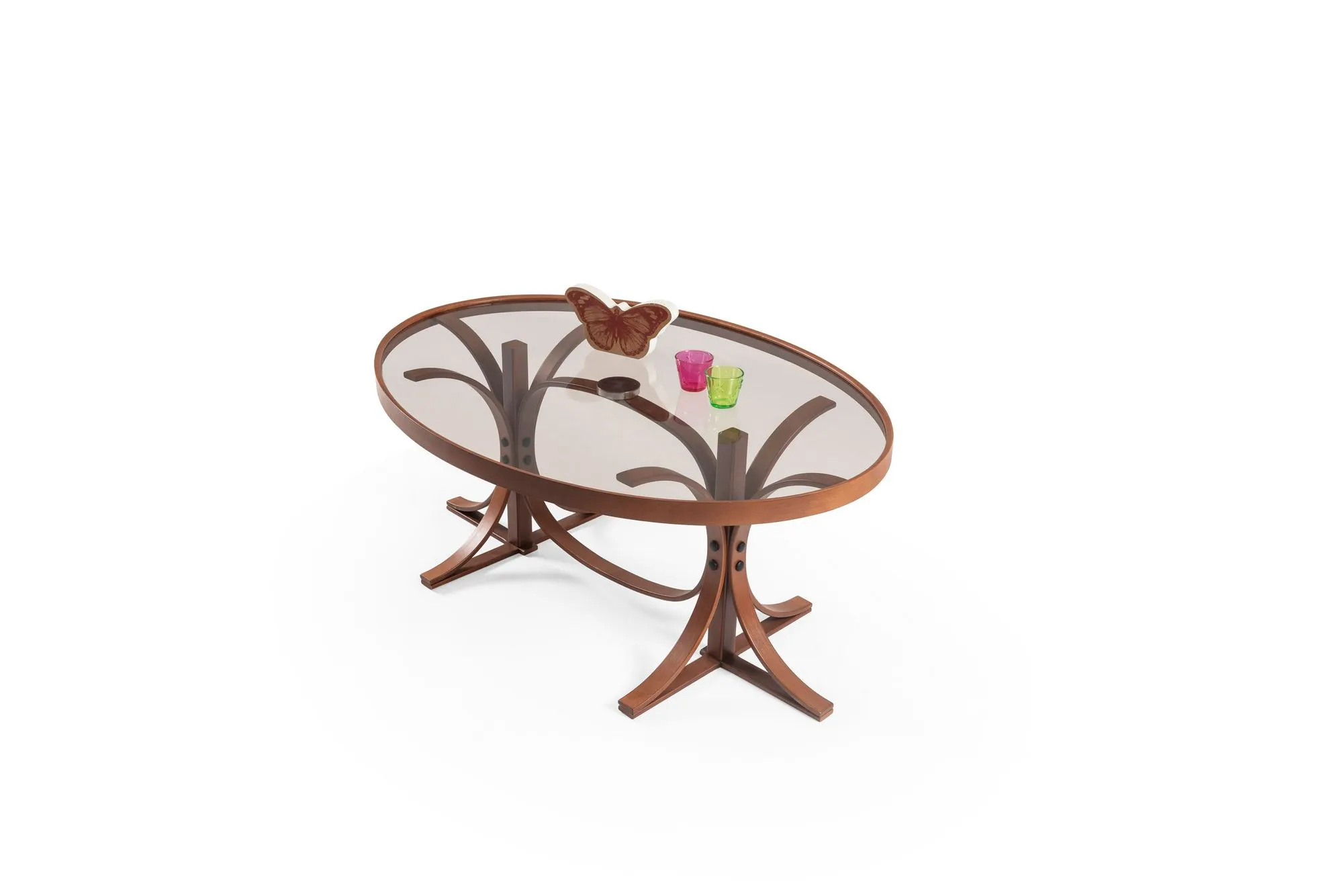 Stolik kawowy BUKET 75x118 cm orzech - ASI_643MRL1110