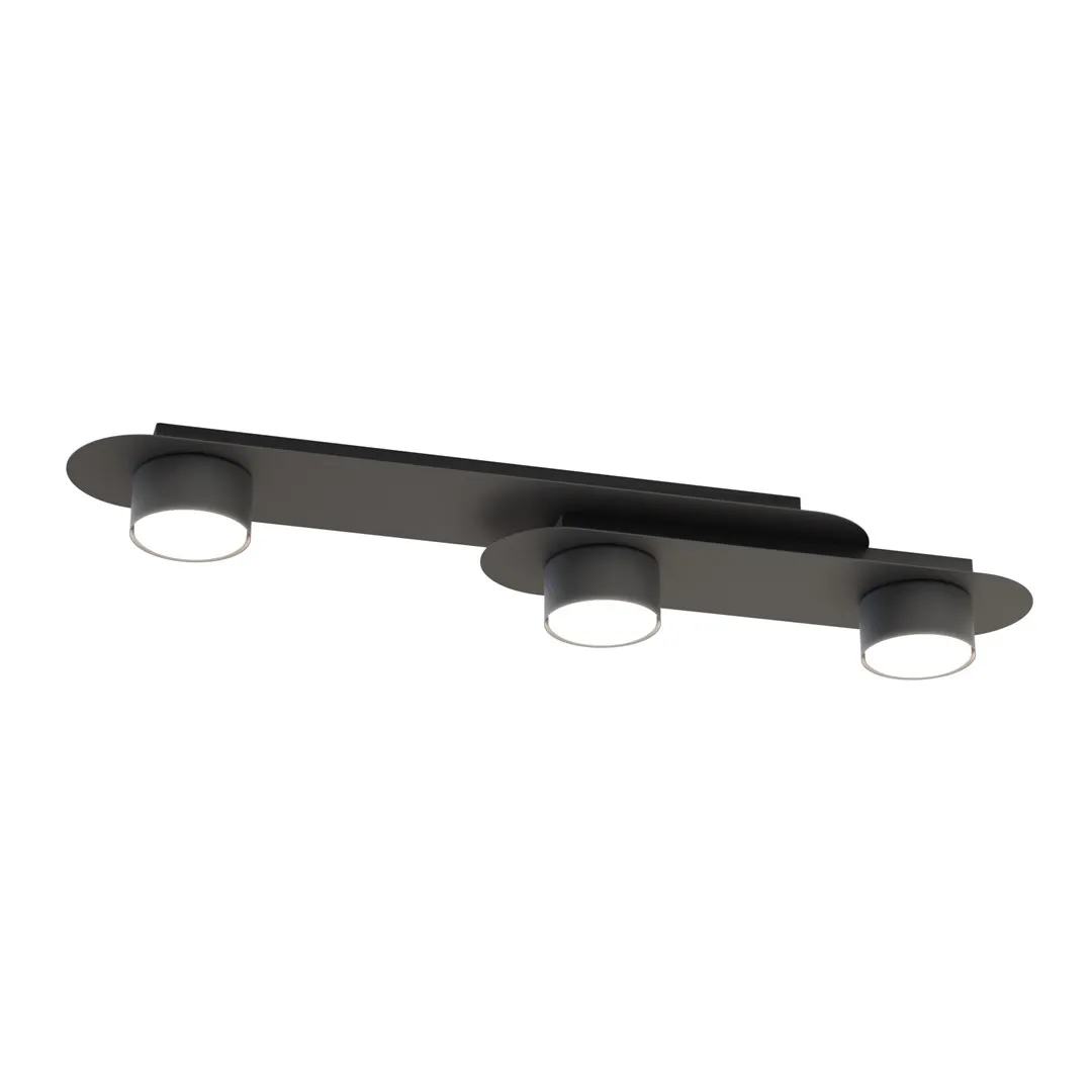 Lampa sufitowa STILO 3 BL czarna