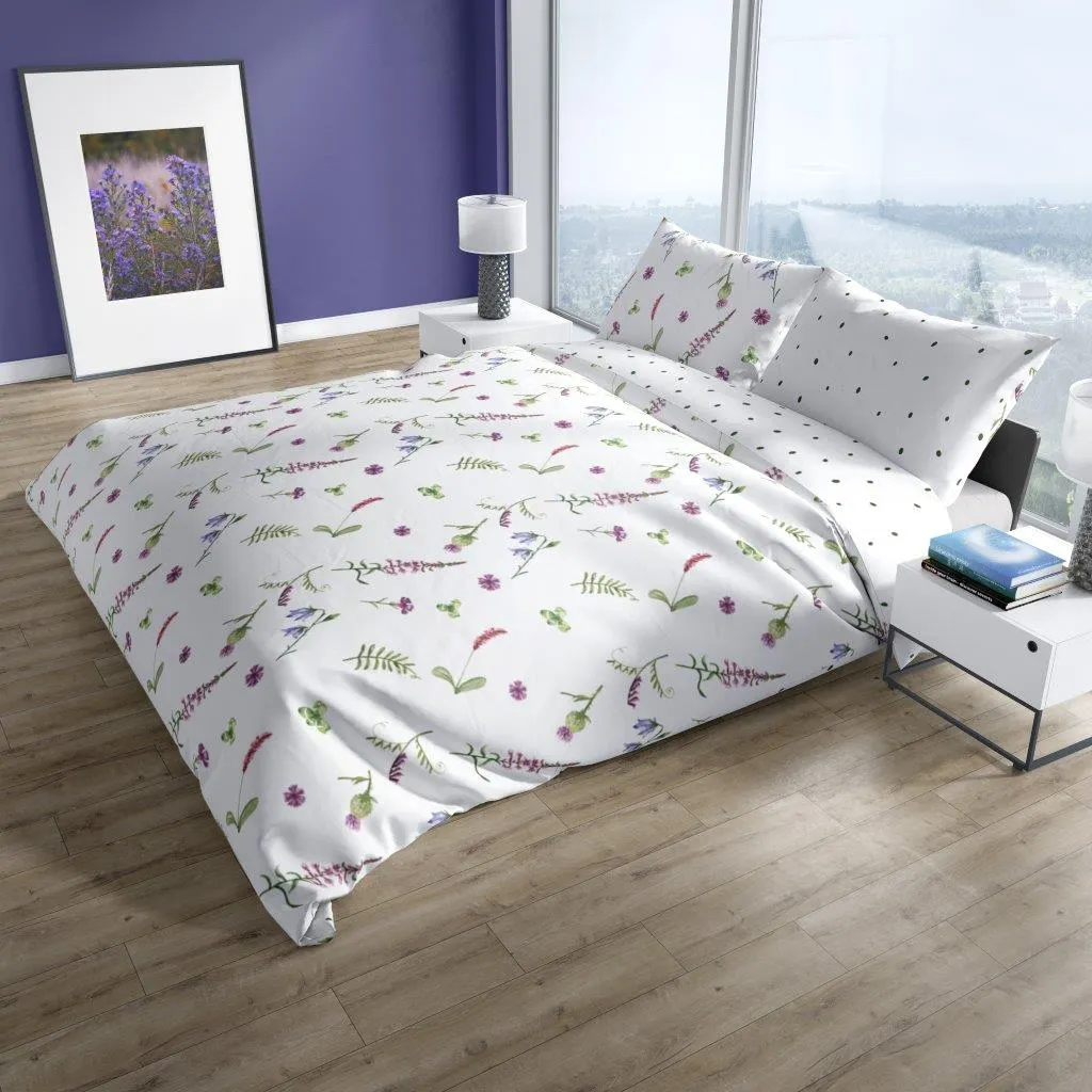 Pościel komplet COTTAGE HOME 016 bawełna 220X200+2X70X80 wielokolorowy - FARO_30019