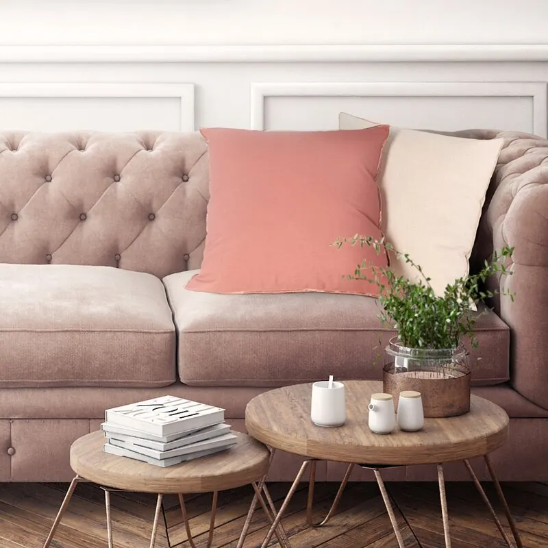 POSZEWKA LEN 4 45 X 45 CM CIEMNOZIELONY - EU_404953