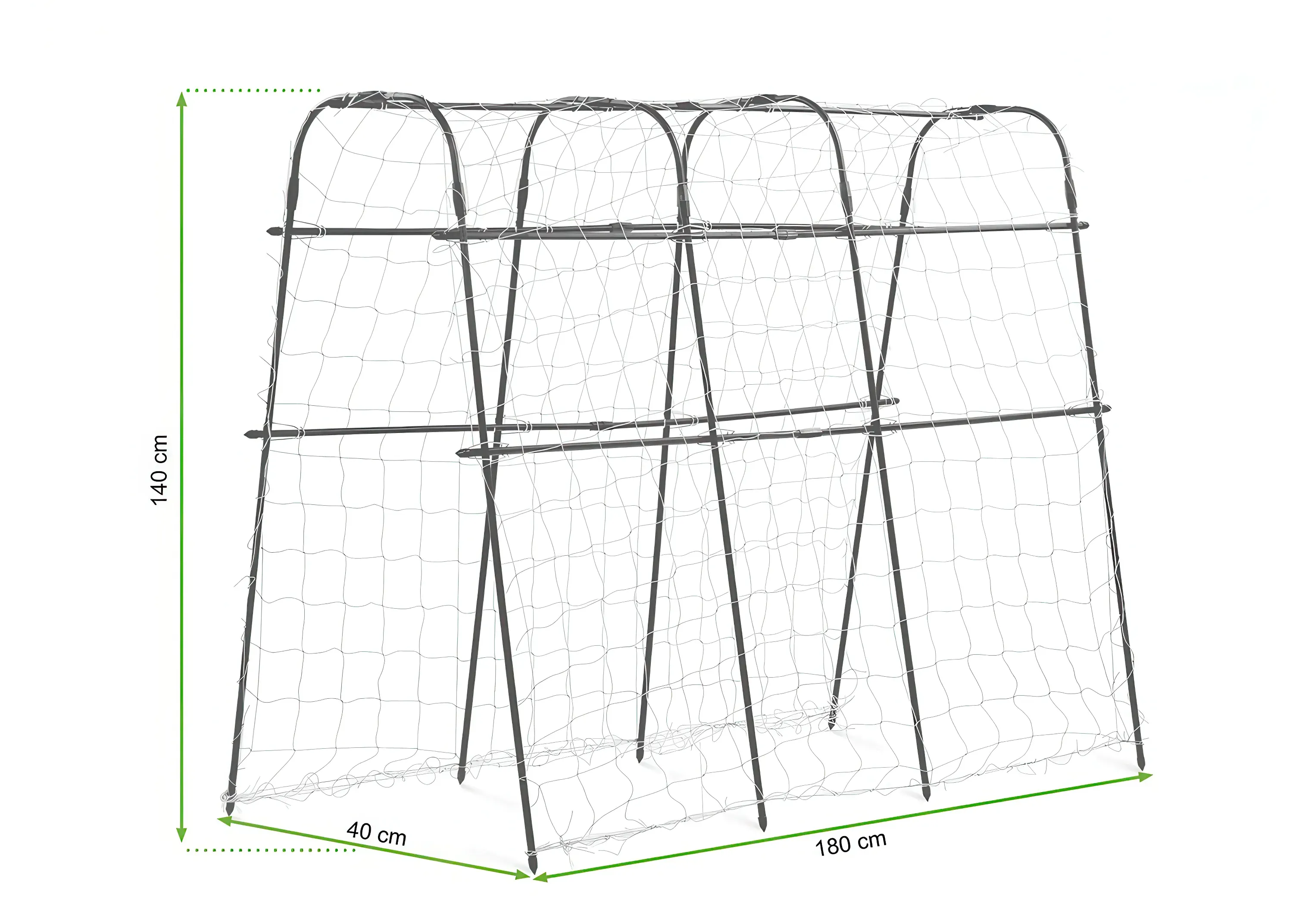 Podpora-Stojak uprawowy wielofunkcyjny CULTIVO 180x40x140 czarny - FG005449