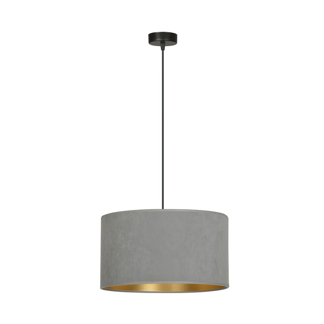 Lampa wisząca HILDE 1 czarny szary