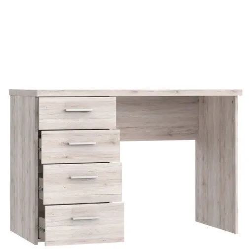 Biurko NET106 z 4 szufladami - dąb piaskowy - MT935-D41