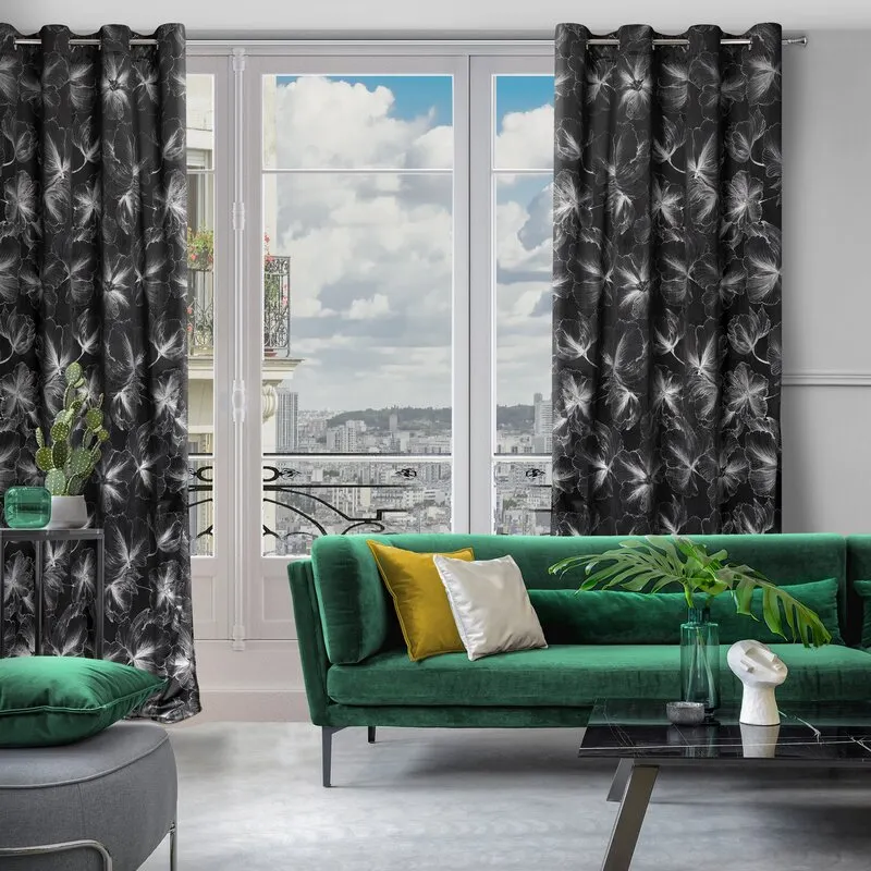 ZASŁONA STELLA 140X250 CM CZARNY - EU_388312