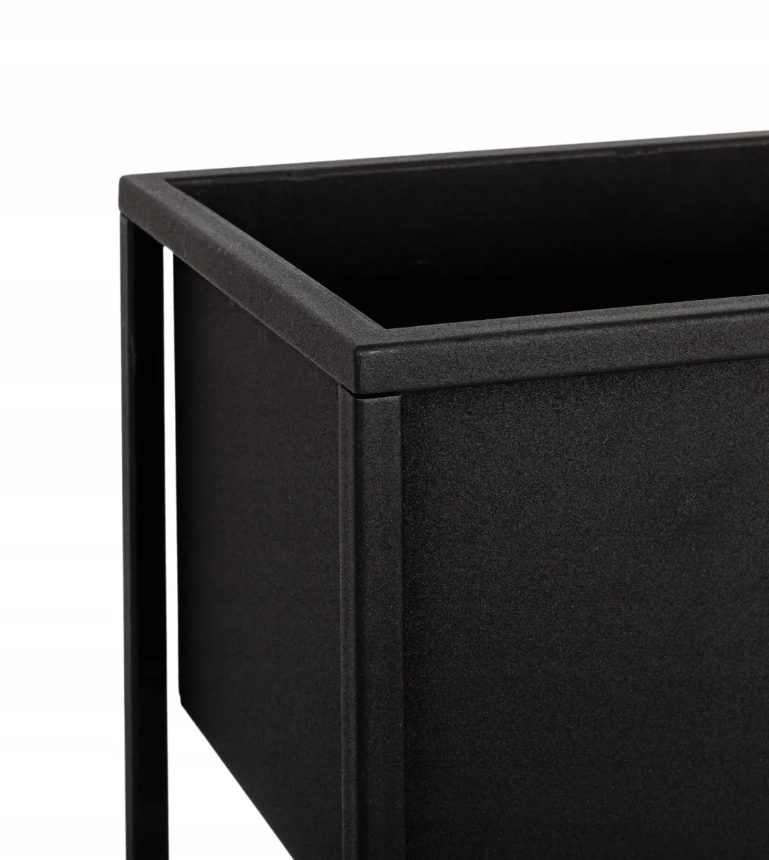 DONICZKA-osłonka na donice metalowa MARSYLIA M czarna - LD_TZ000037