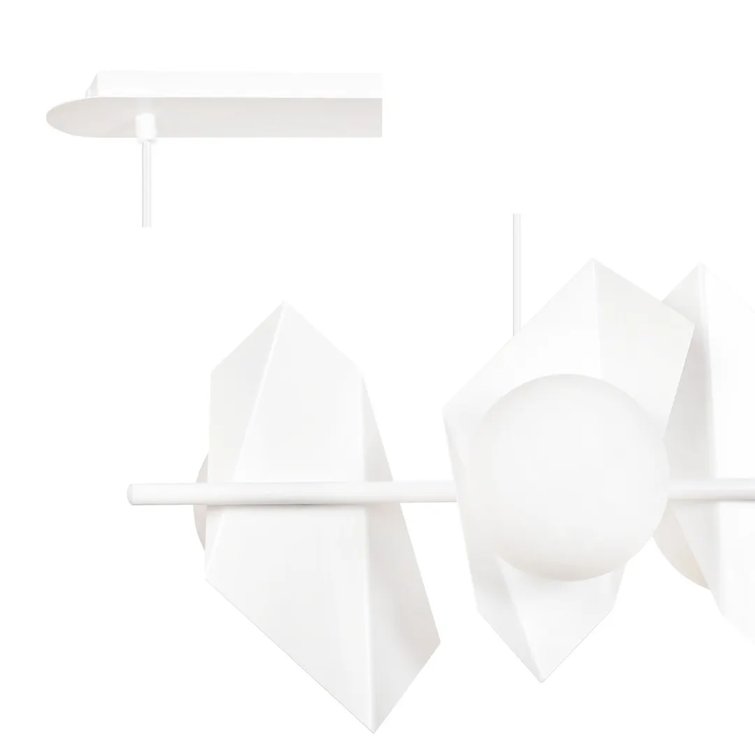 lampa, design, biała, konstrukcja, geometryczny