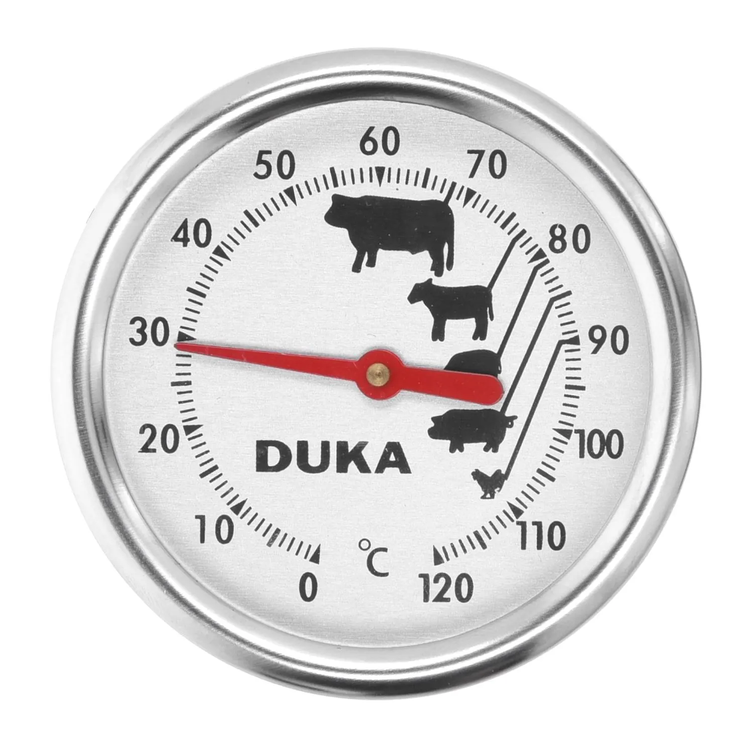 temperatura, termoobserwator, termometr, metalowy, natował