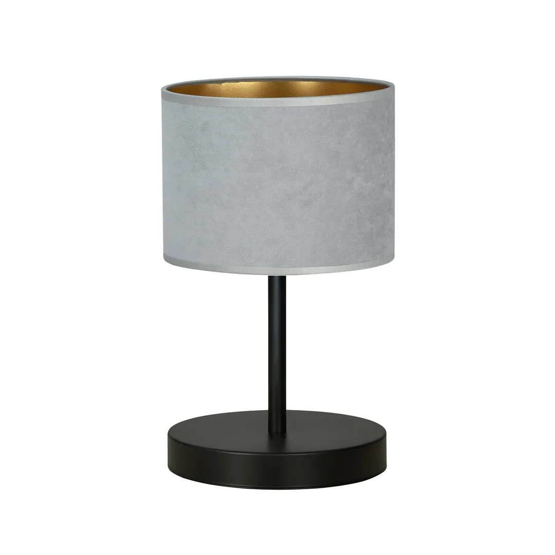 Lampka nocna HILDE LN1 czarny szary