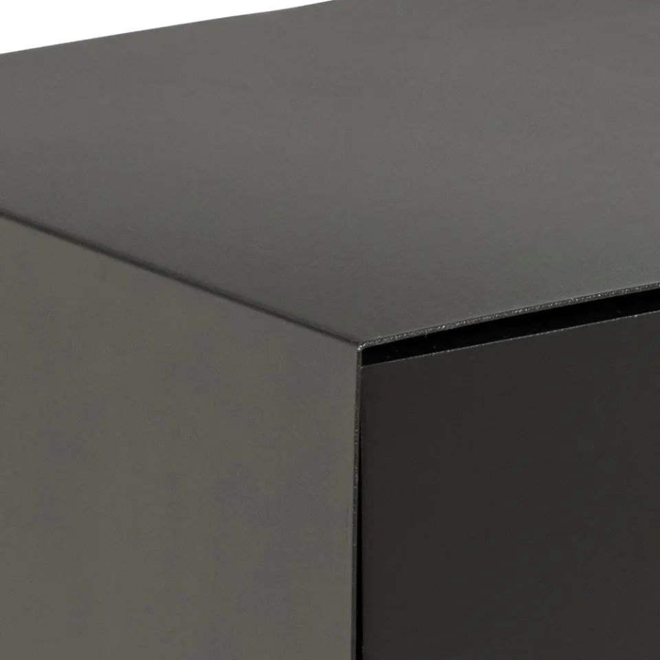 Szafka nocna wisząca z 1 szufladą TELIA 30x25x30 cm Czarny — zdjęcie 11