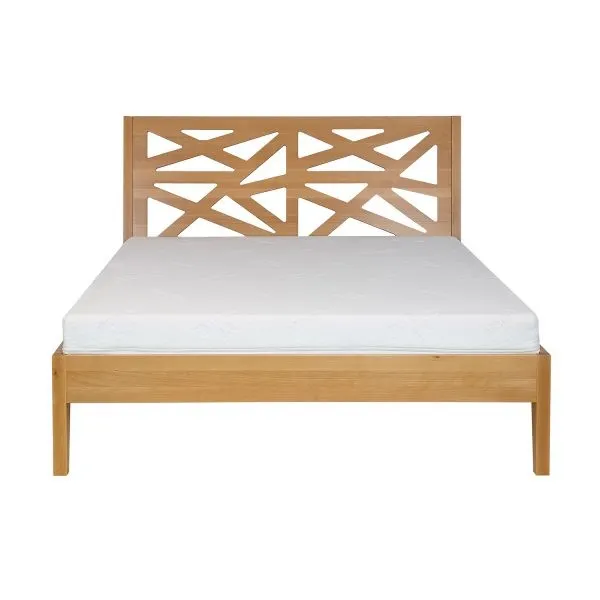 Łóżko bukowe 160x200 LK164 Cherry DREWMAX - 50127