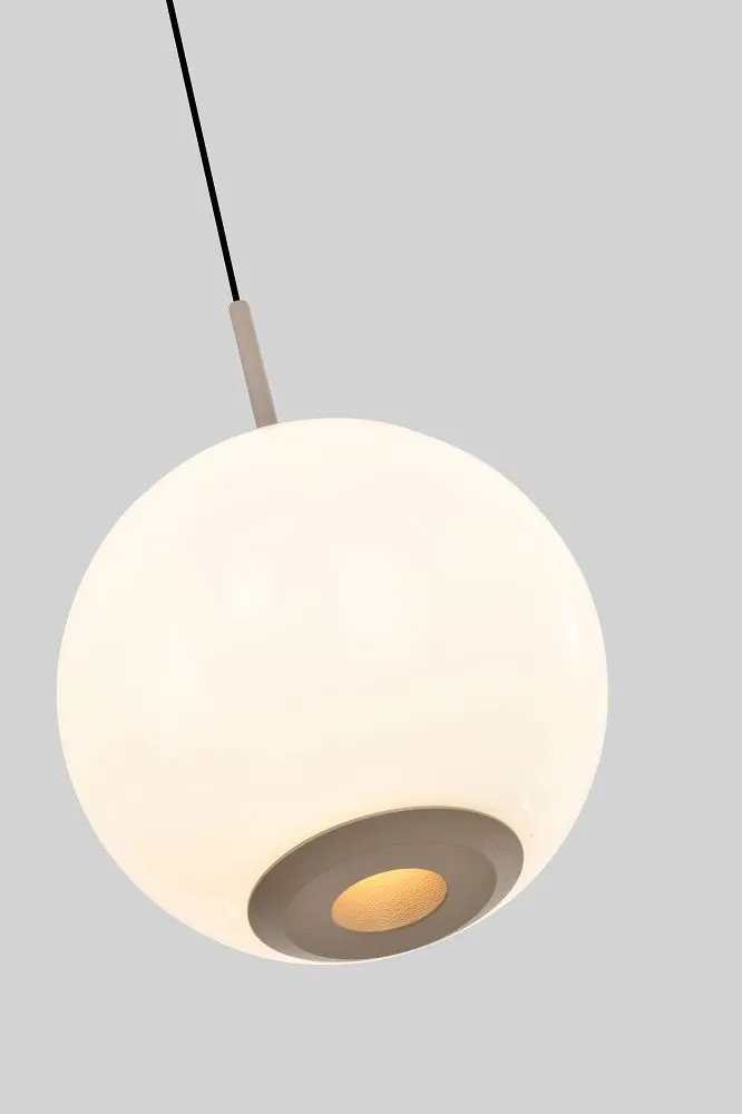 Lampa wisząca LUBERON czwórka prosta LED kaszmirowa — zdjęcie 7