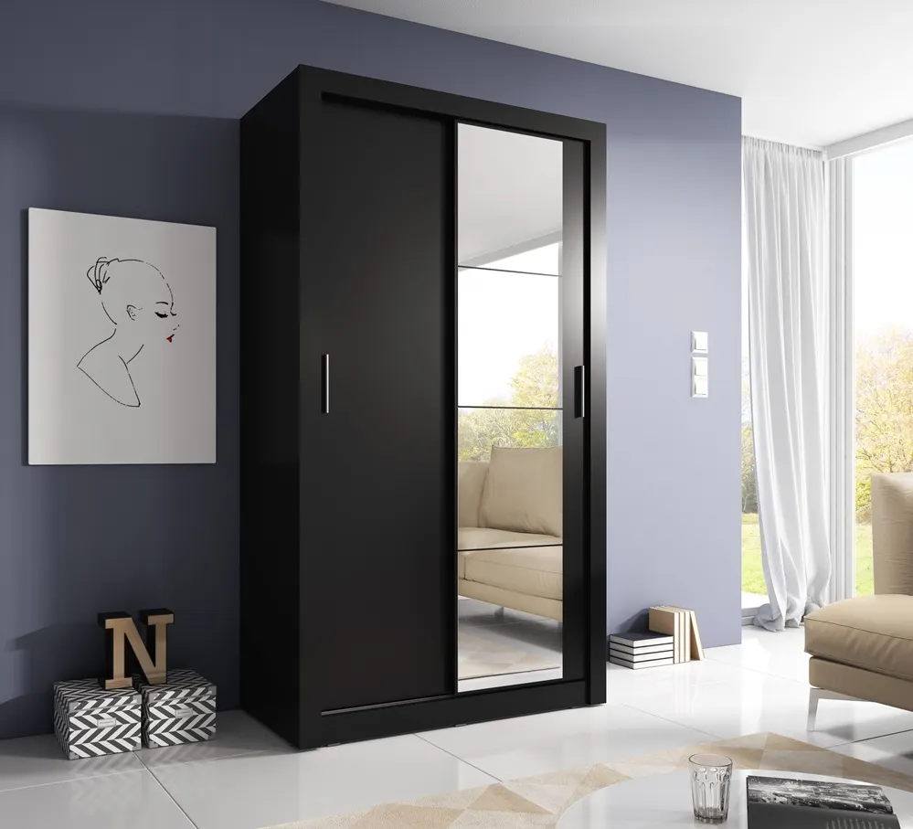 Szafa 2-drzwiowa ARTI AR-06 120cm czarna