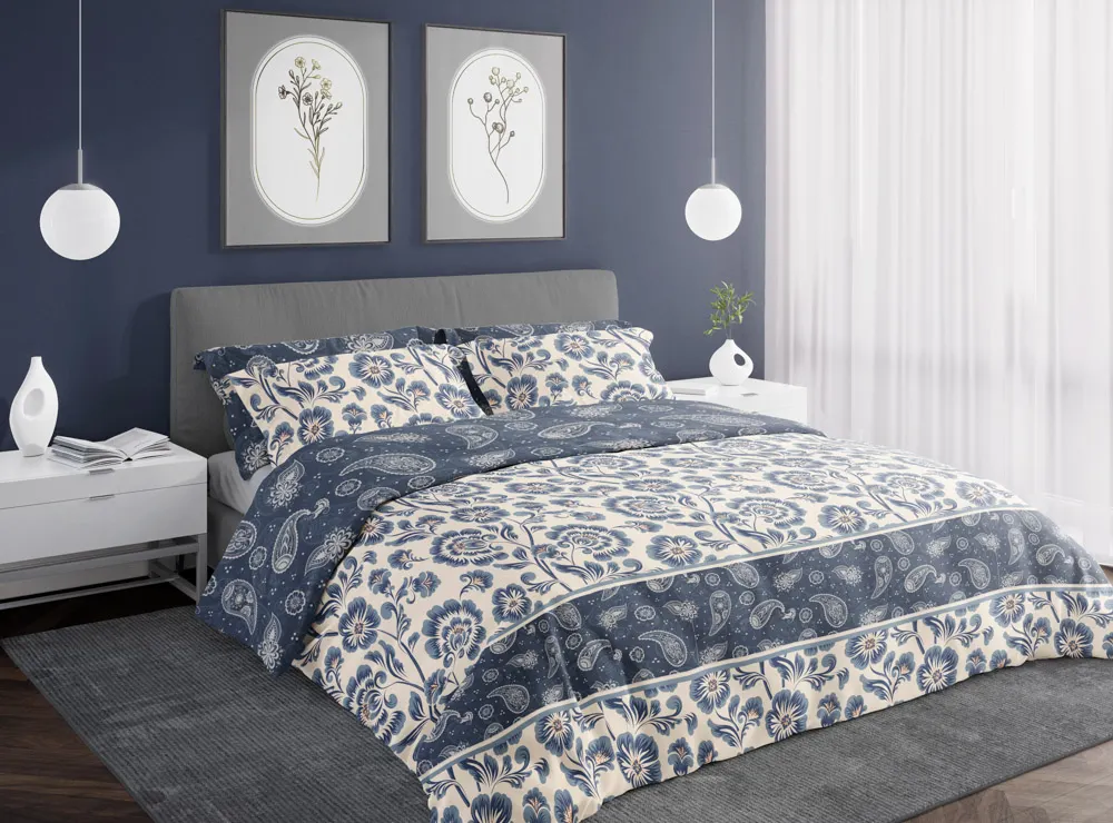 Pościel komplet PURE SATEEN 008 satyna bawełniana 160X200+2x70X80 wielokolorowy - FARO_27913