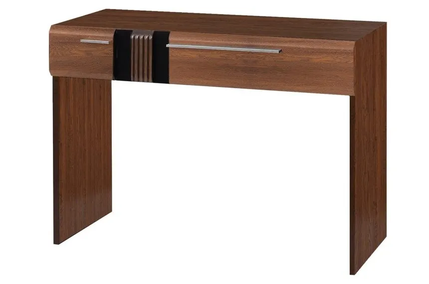 Toaletka PORTI 78 drewniana dąb antyczny czarna 110x78x46cm Toaletka PORTI 78 drewniana dąb antyczny czarna 110x78x46cm