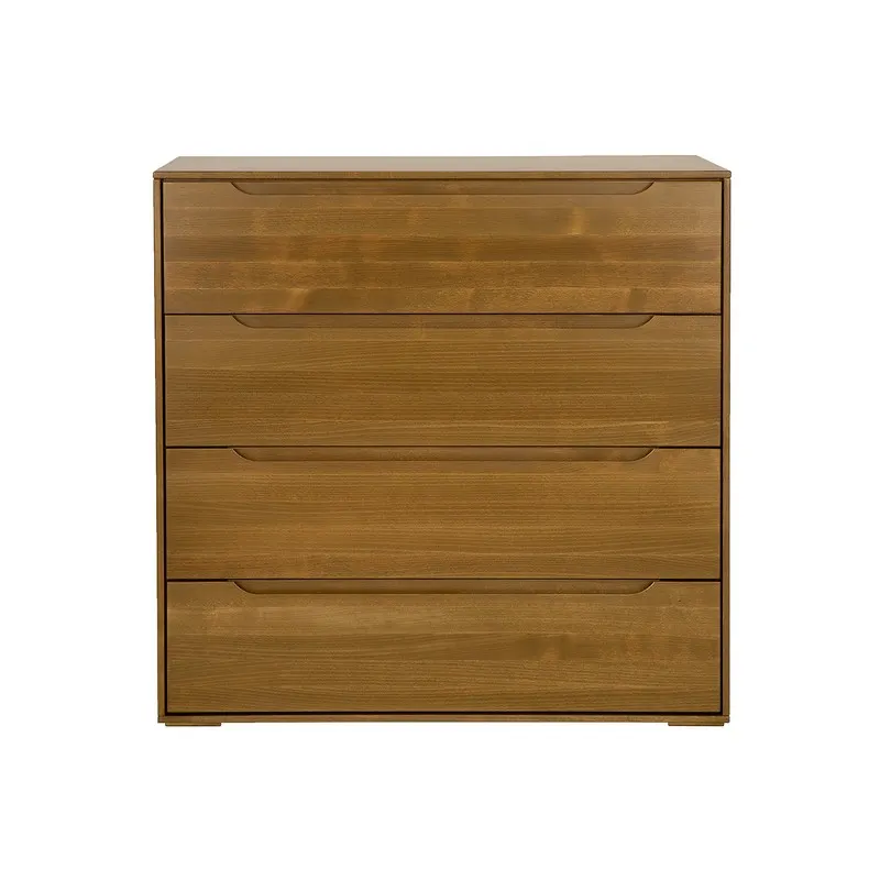 Komoda bukowa KD424 Bielony DREWMAX - 33752