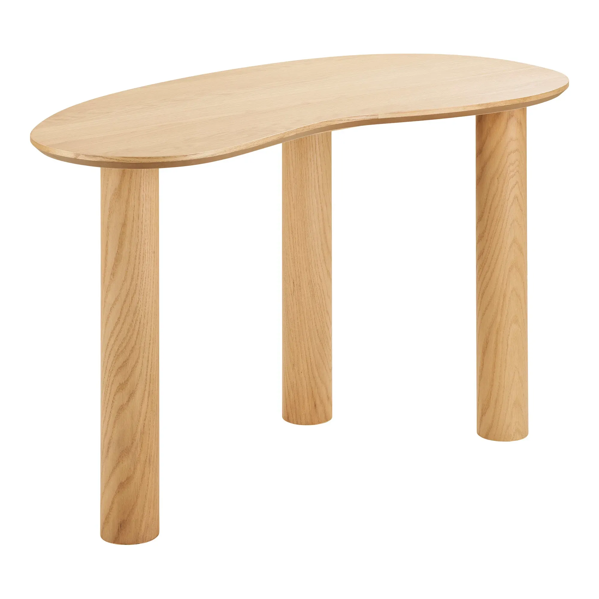 Biurko z nieregularnym blatem LIVIGNO 120 cm naturalny