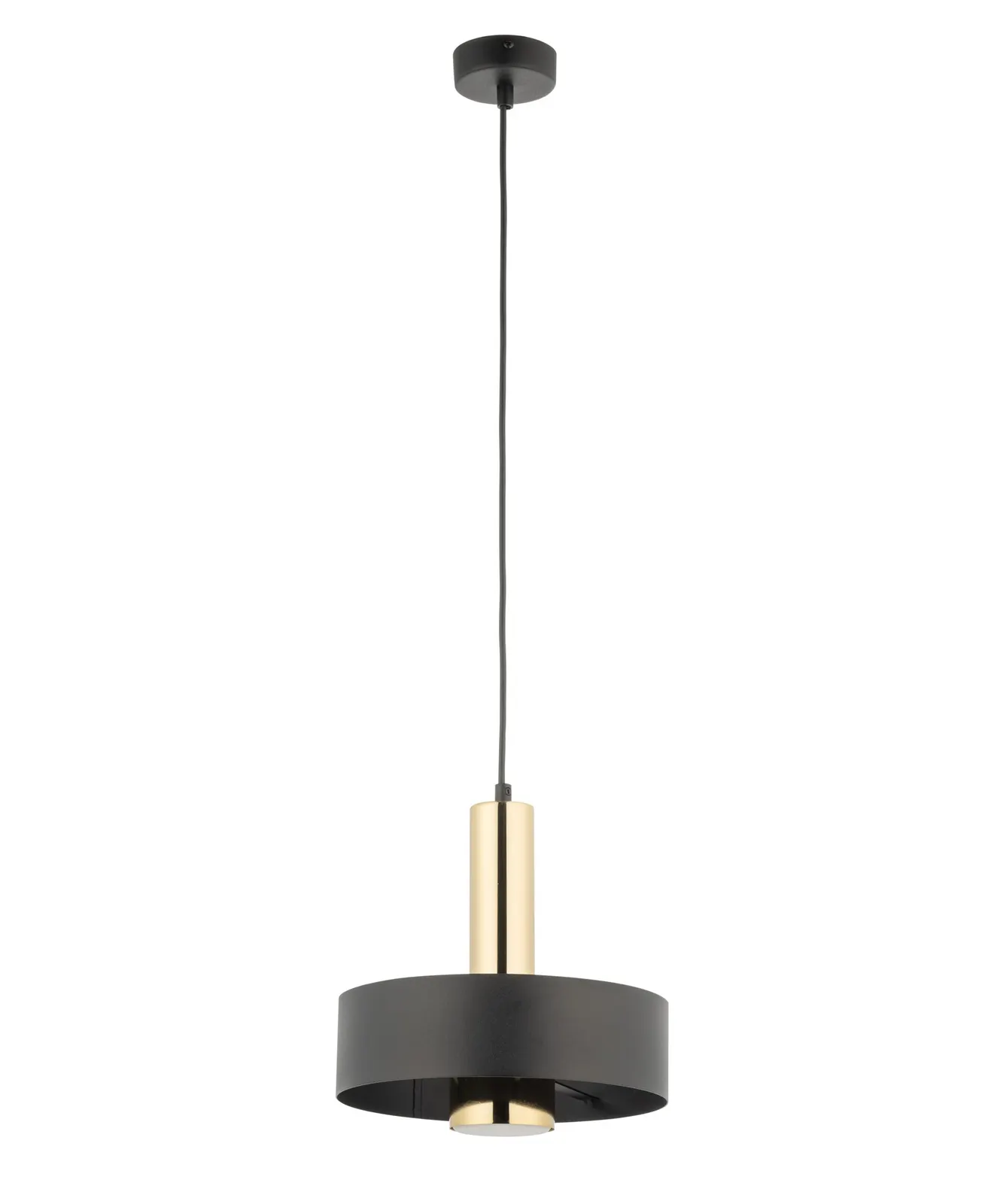 Lampa wisząca RIF LUX 1 M czarno-złota