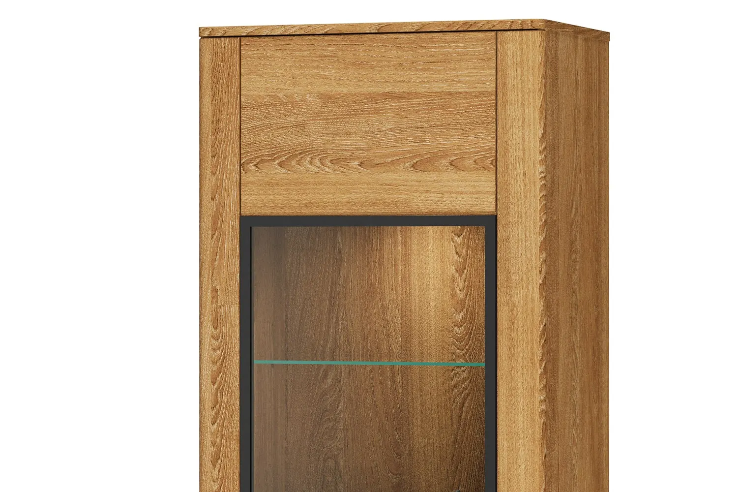 Witryna 1-drzwiowa PORTO 10 lewa/prawa - dąb złoty - TH-100-1609