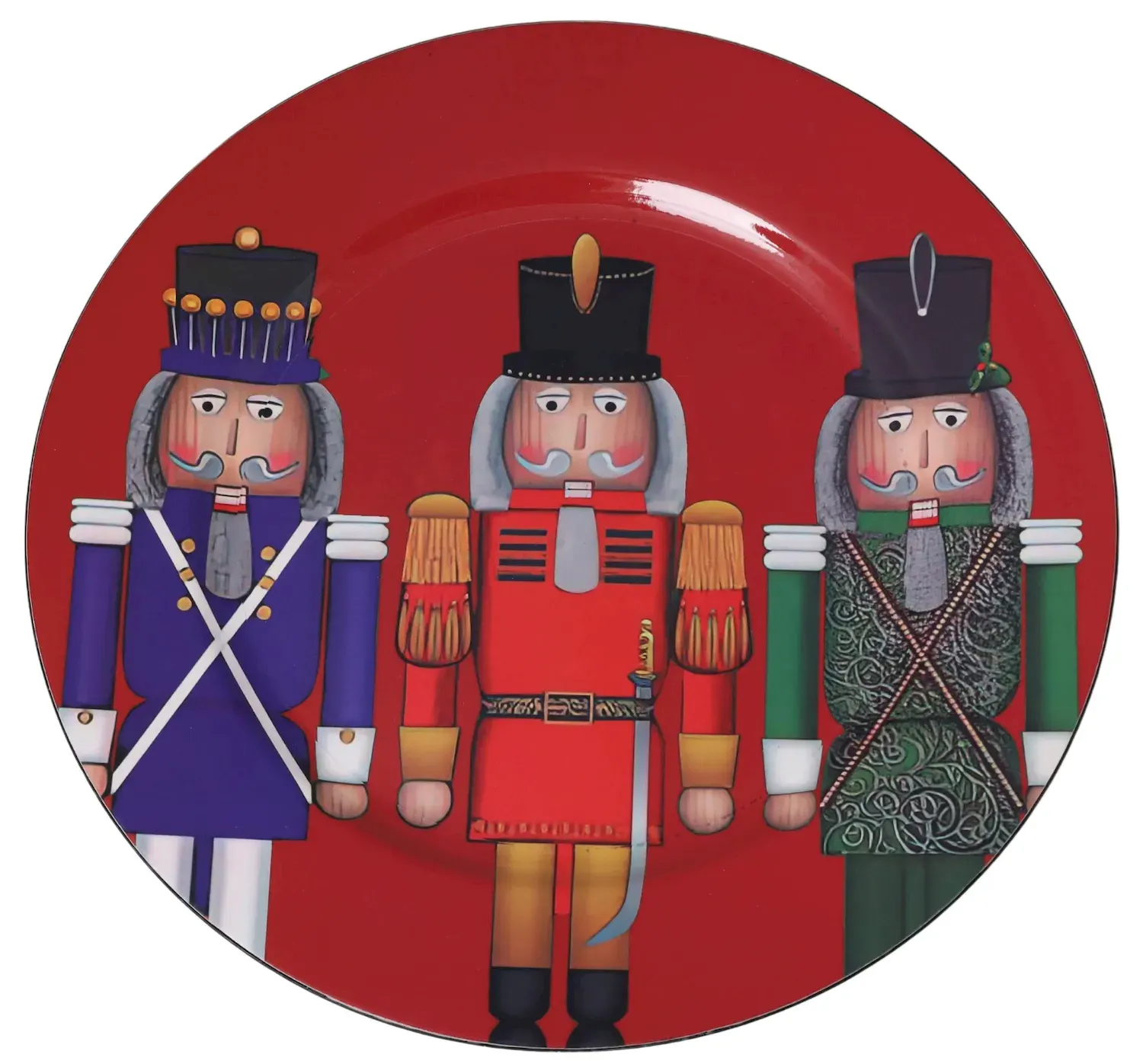 Podtalerz świąteczny Z ŻOŁNIERZYKAMI czerwony Podtalerz świąteczny Z ŻOŁNIERZYKAMI czerwony