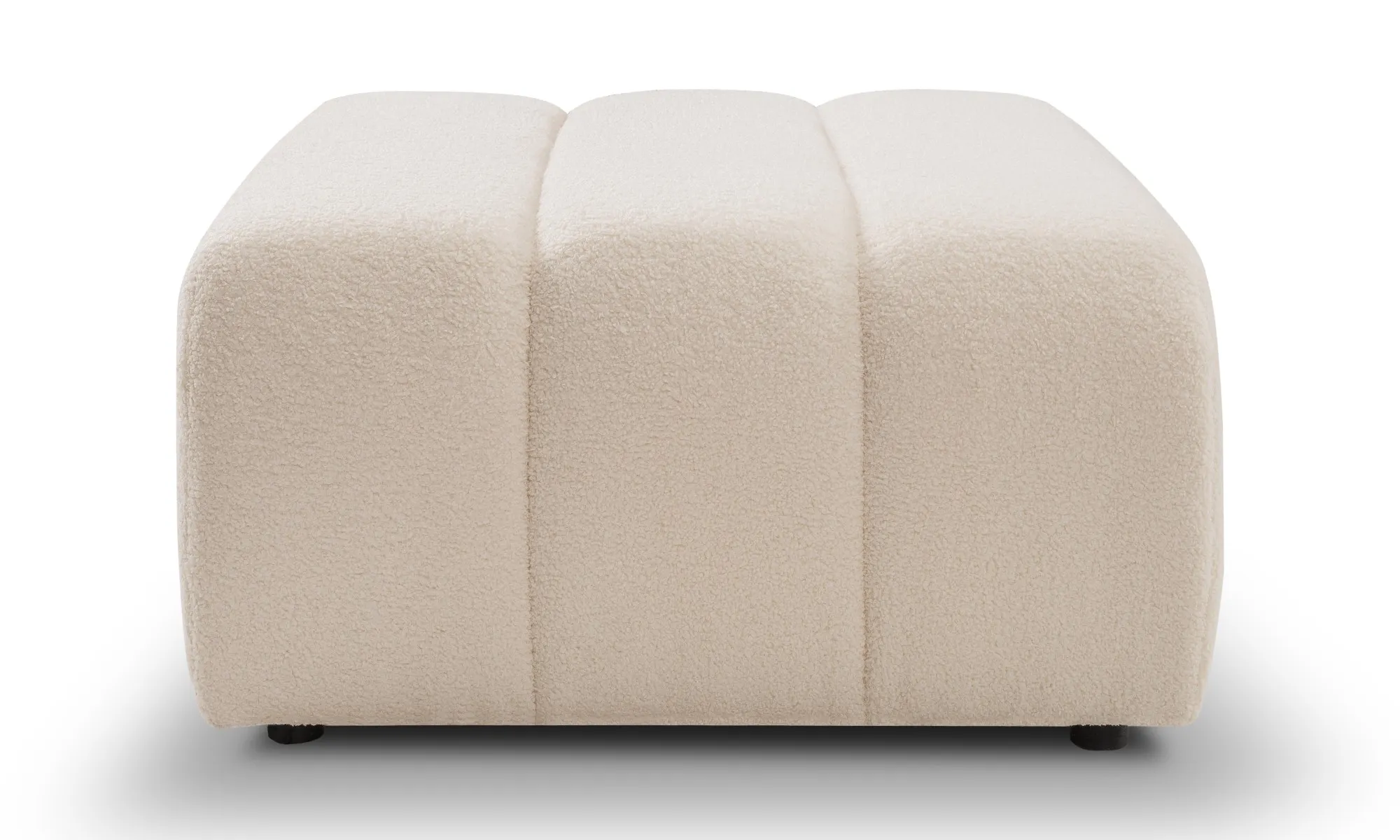 Pufa tapicerowana BALOO LAMBI 82x41 pikowana beżowa - BALOO_PU_LAMBI8