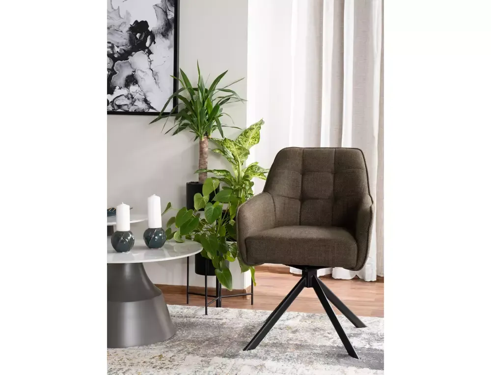 Krzesło obrotowe METRO BJORN oliwkowe - METROBJCOL