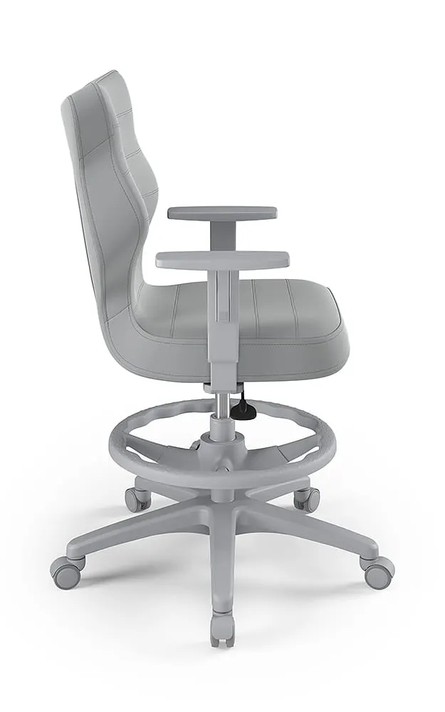 Krzesło młodzieżowe Duo szary Velvet 03 rozmiar 6 WK+P - CD-D-6-D-E-VT03