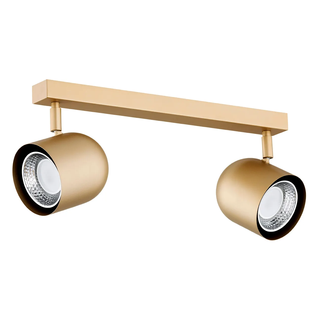 Plafon ISOLA metalowy złoty regulowany 48x19cm - 7150