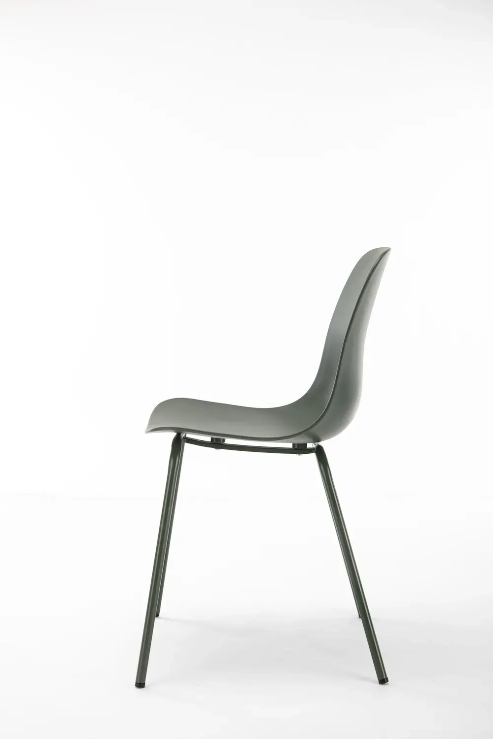 Krzesło metalowe WHITBY oliwkowe - UN_37911040