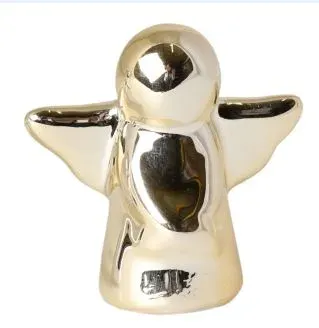 Ceramiczny ANIOŁ mini DISPLAY złoty