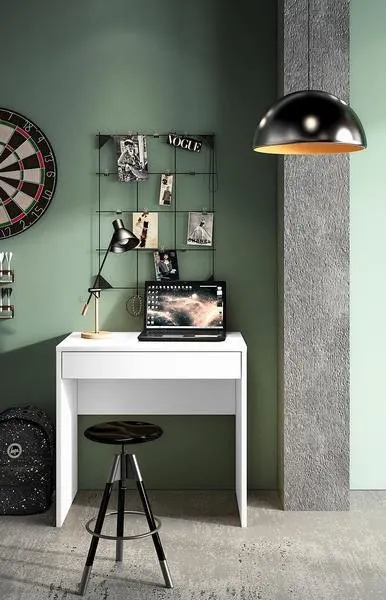 Biurko z szufladą KENDO 01 białe - 1KEND01-001