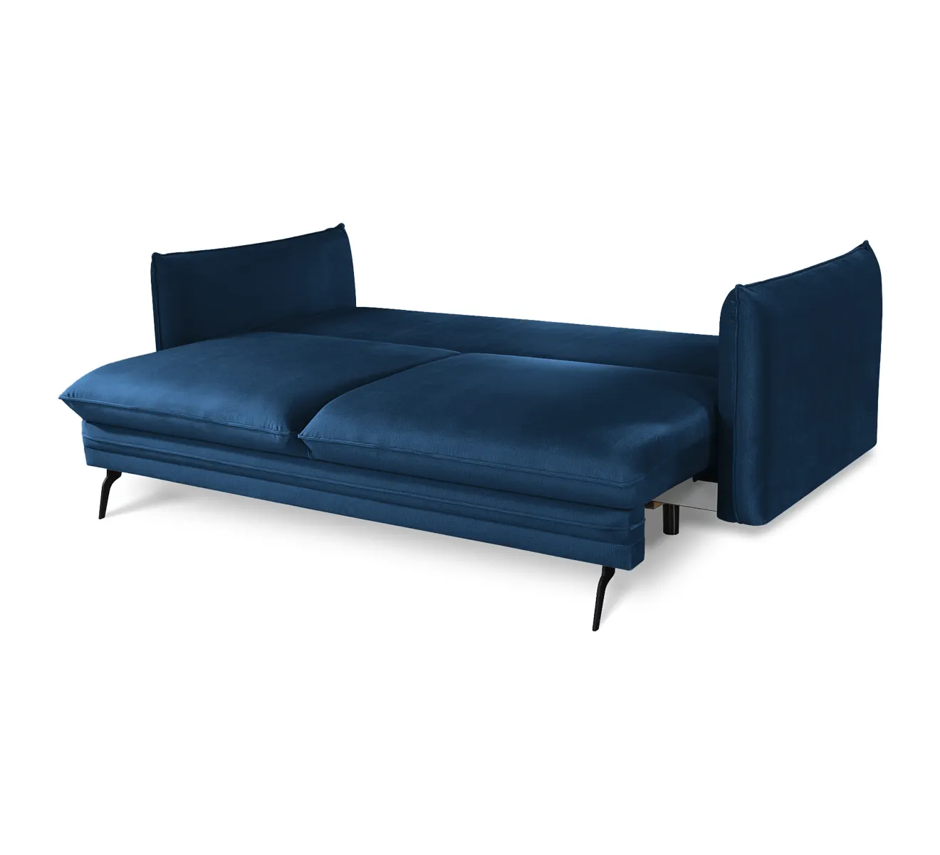 Sofa 3-os rozkładana, z funkcją spania Akita Monolith 77 granatowy - AKITA-3FBA-MONOLITH77BLUE
