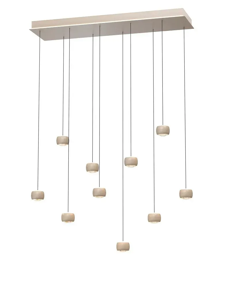 Lampa wisząca QUIBERON 10 LED kaszmirowa