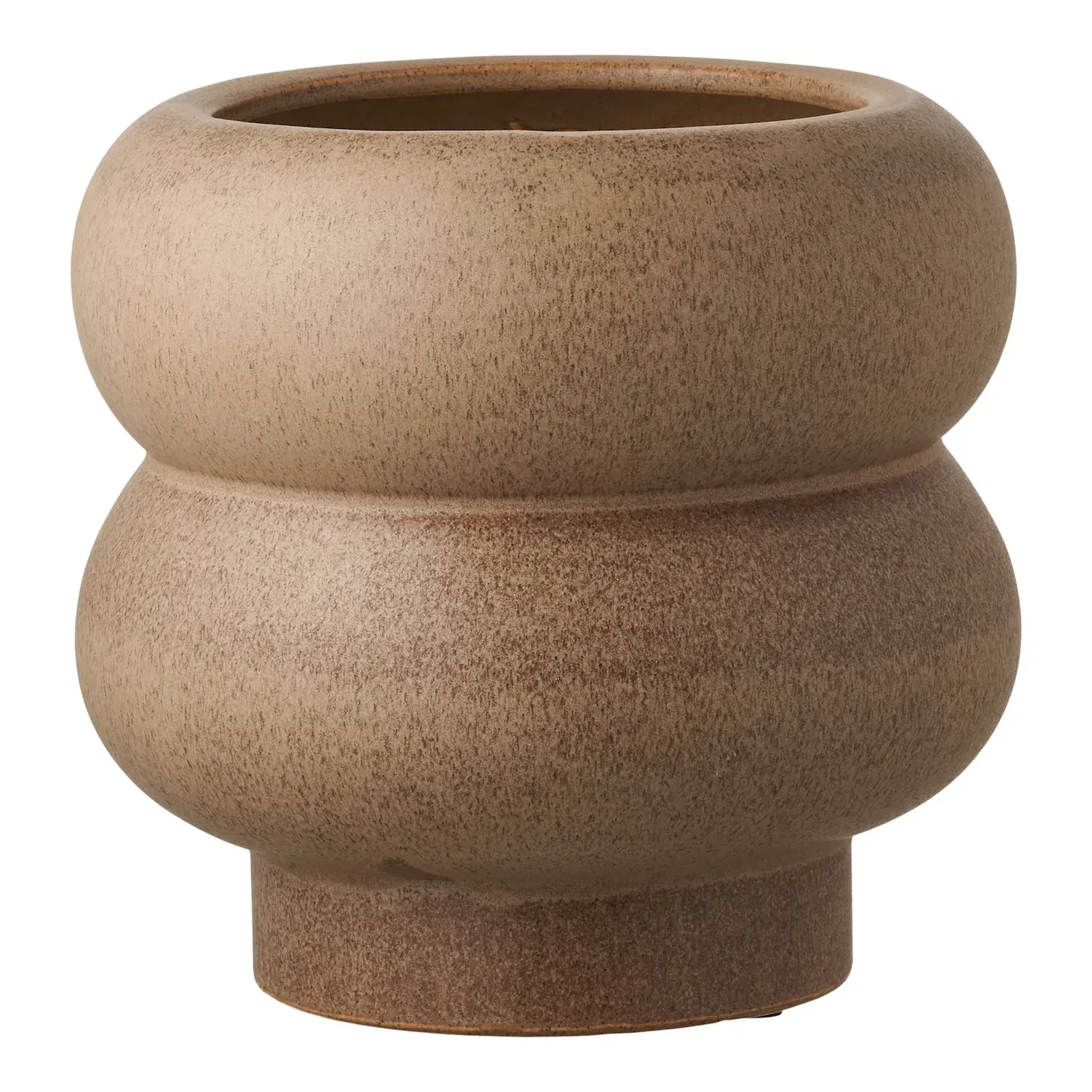 Doniczka ceramiczna FLOWERPOT 19x17 cm  brązowa