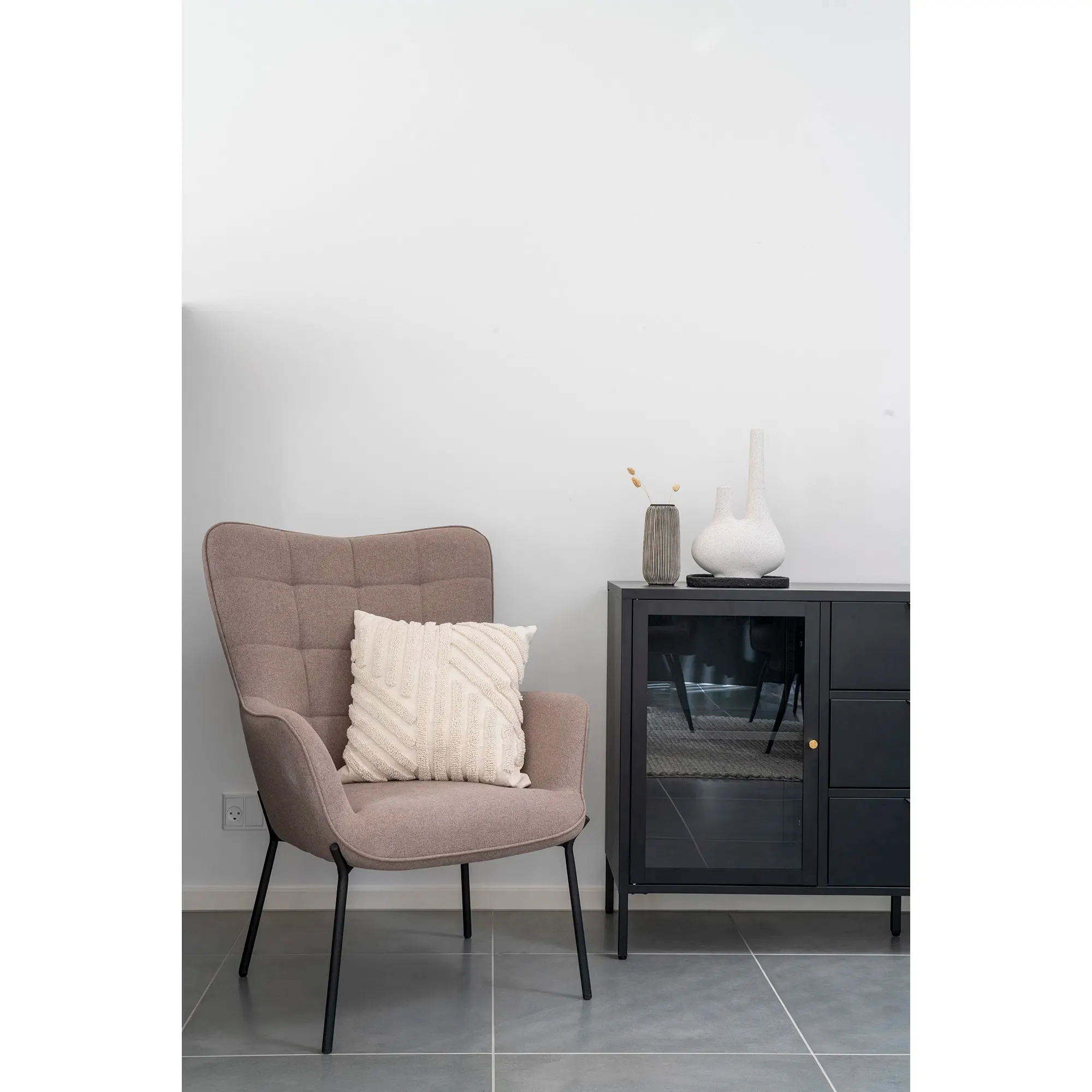 Fotel GLASGOW efekt kamienia - 1101159