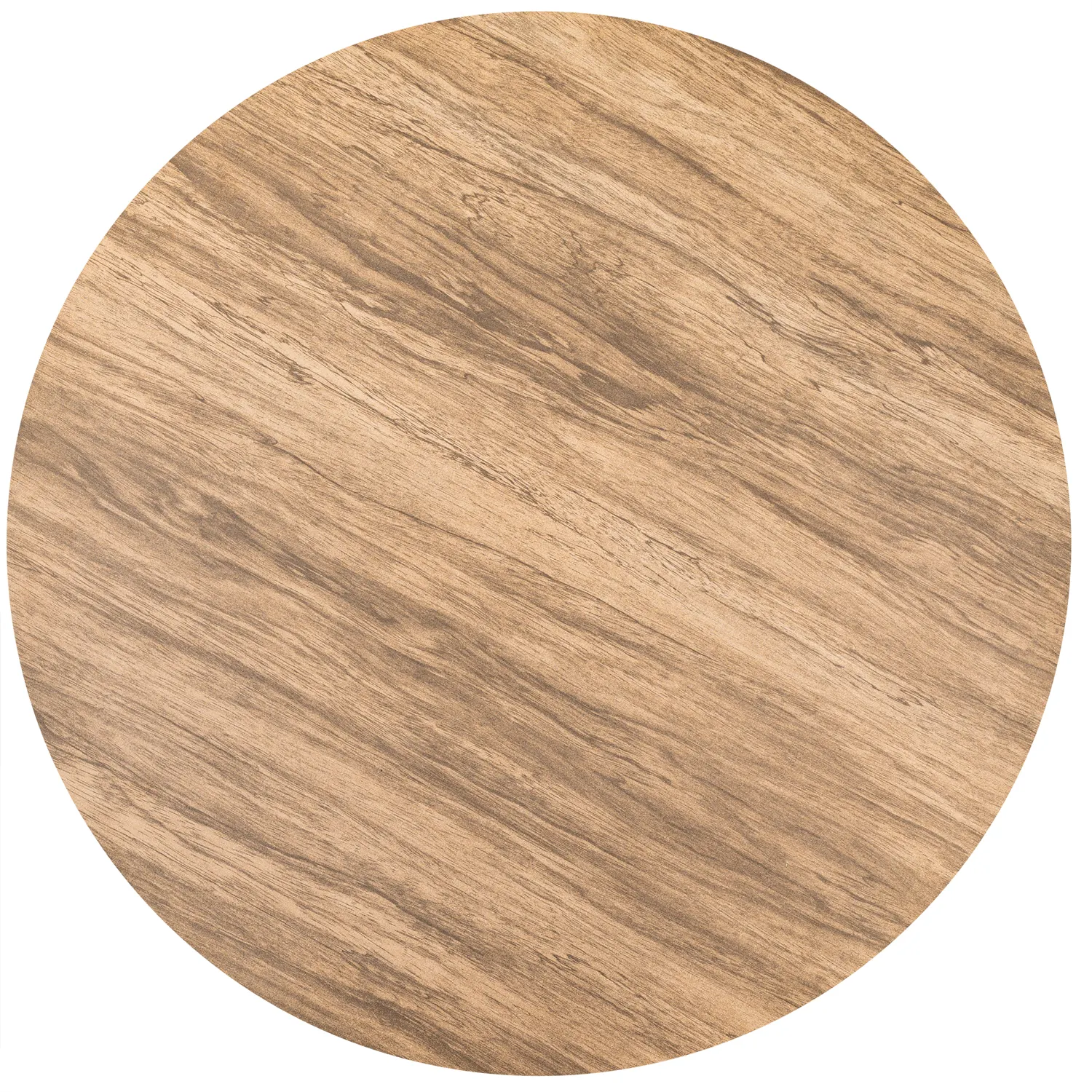 STOLIK PALERMO I JASNY BRĄZ EFEKT DREWNA/CZARNY FI80 FI50 (ZESTAW) - PALERMOIJBRC