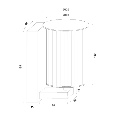 Cylinder, Wanna z hydromasażem, Wanna