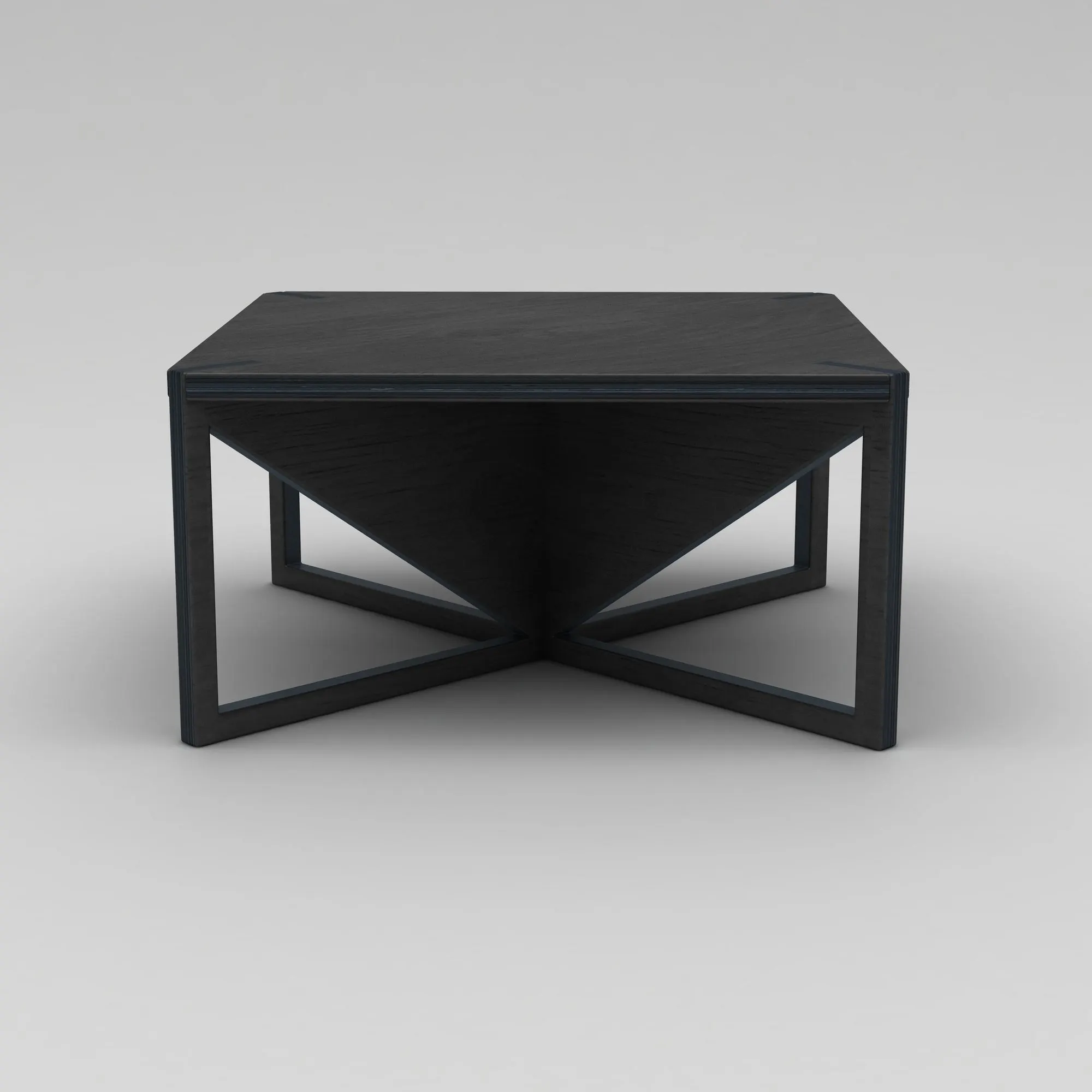 image stolik, stolik kawowy, czarny, drewniany, geometriczny