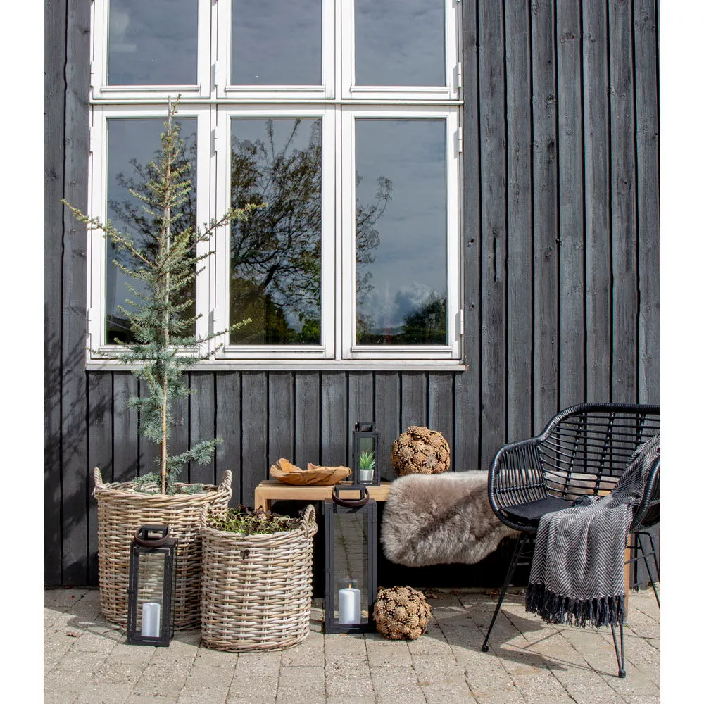 Kosze rattanowe INDO zestaw 2 sztuk naturalny - 4401100