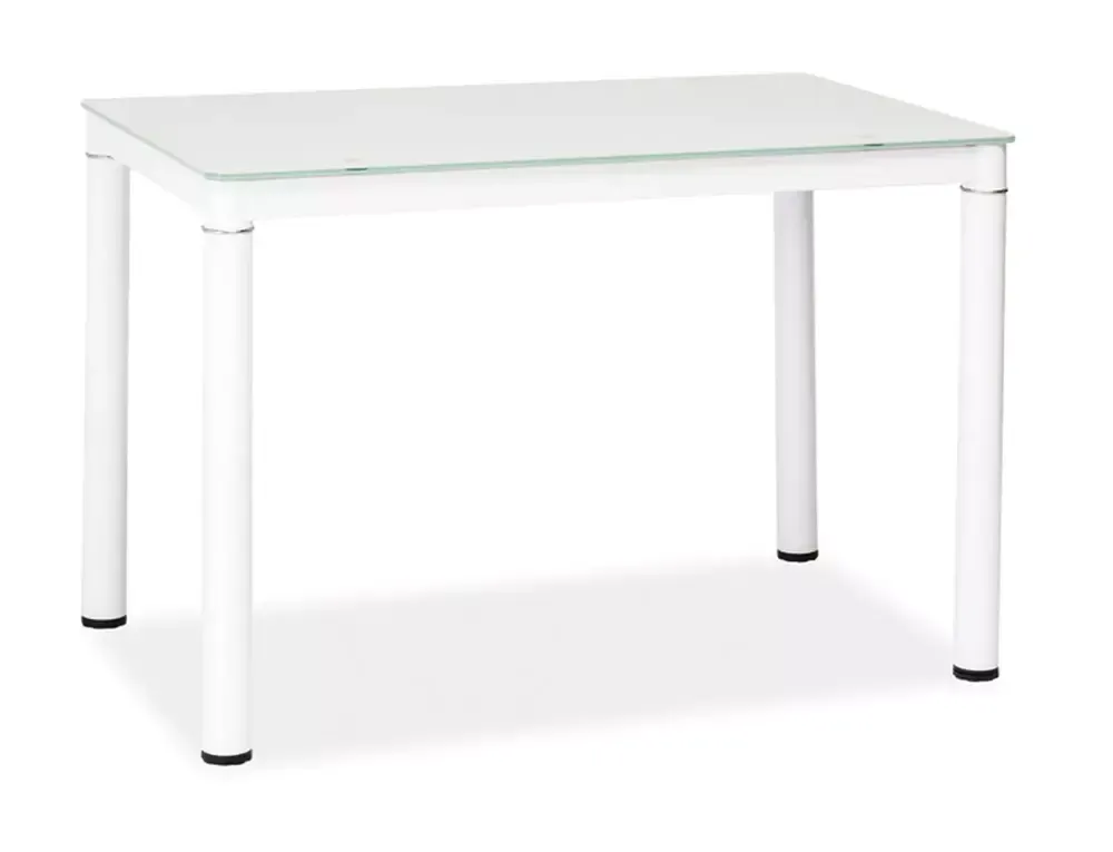 Stół GALANT szklany biały 60x100 Signal - GALANTB100X60