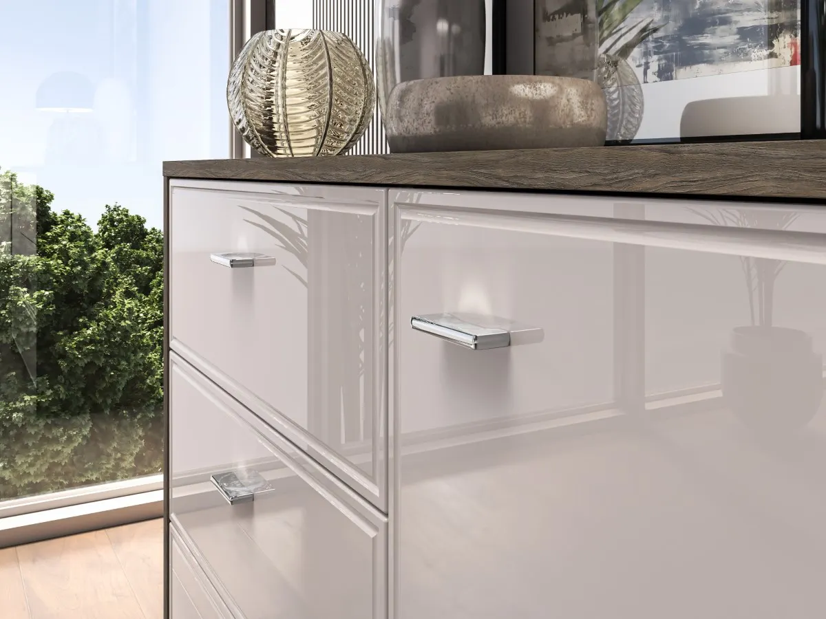 Komoda 1-drzwiowa z szufladami AVANTE 117x85 kaszmir dąb Windmill - 1AVAN05-001