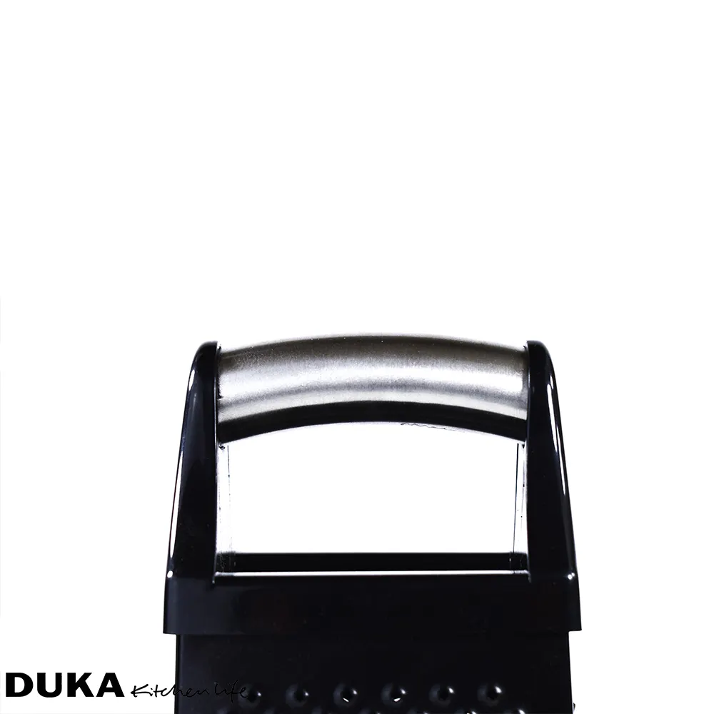 image grater, narzędzie kuchenne, stainless steel, uchwyt metalowy, czarny plastik