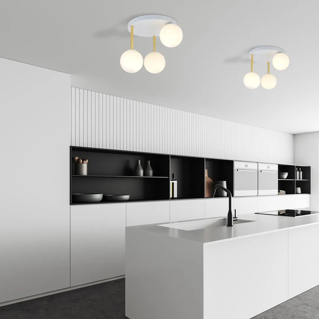 Lampa sufitowa DOLCE Biały,Złoty 1261/3 - 1261/3