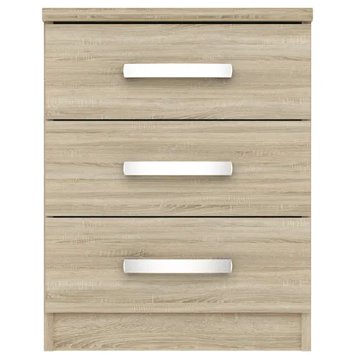 Szafka nocna z 3 szufladami MORTY 46cm dąb sonoma - INT_5001995DOS