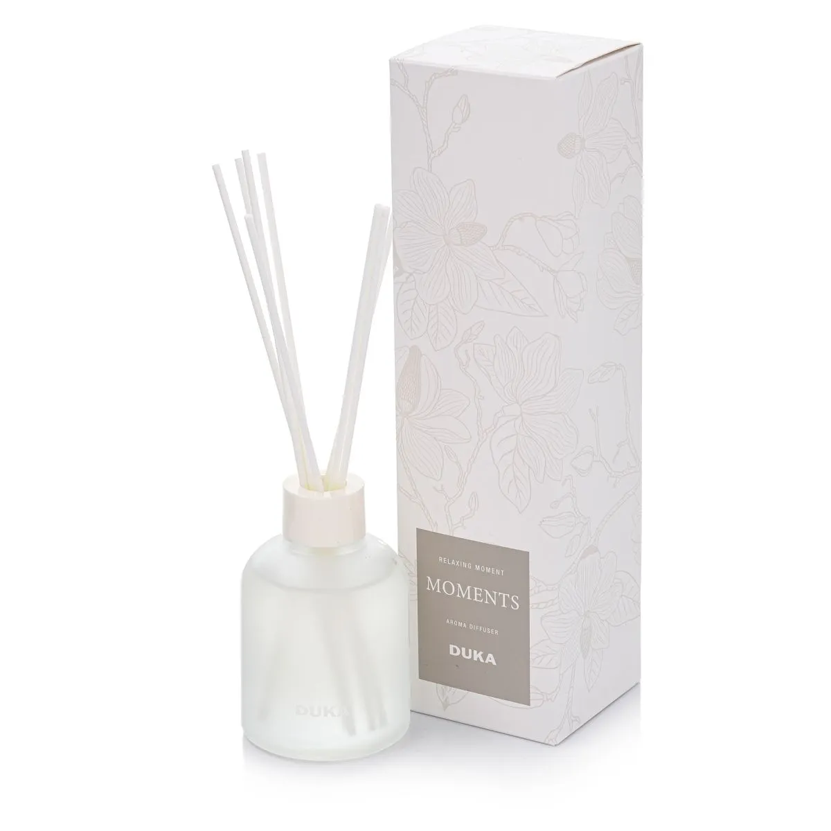 Dyfuzor zapachowy DUKA MOMENTS Relaxing Moment 150 ml dyfuzor, aromatyczny, kielich, butelka, drelki