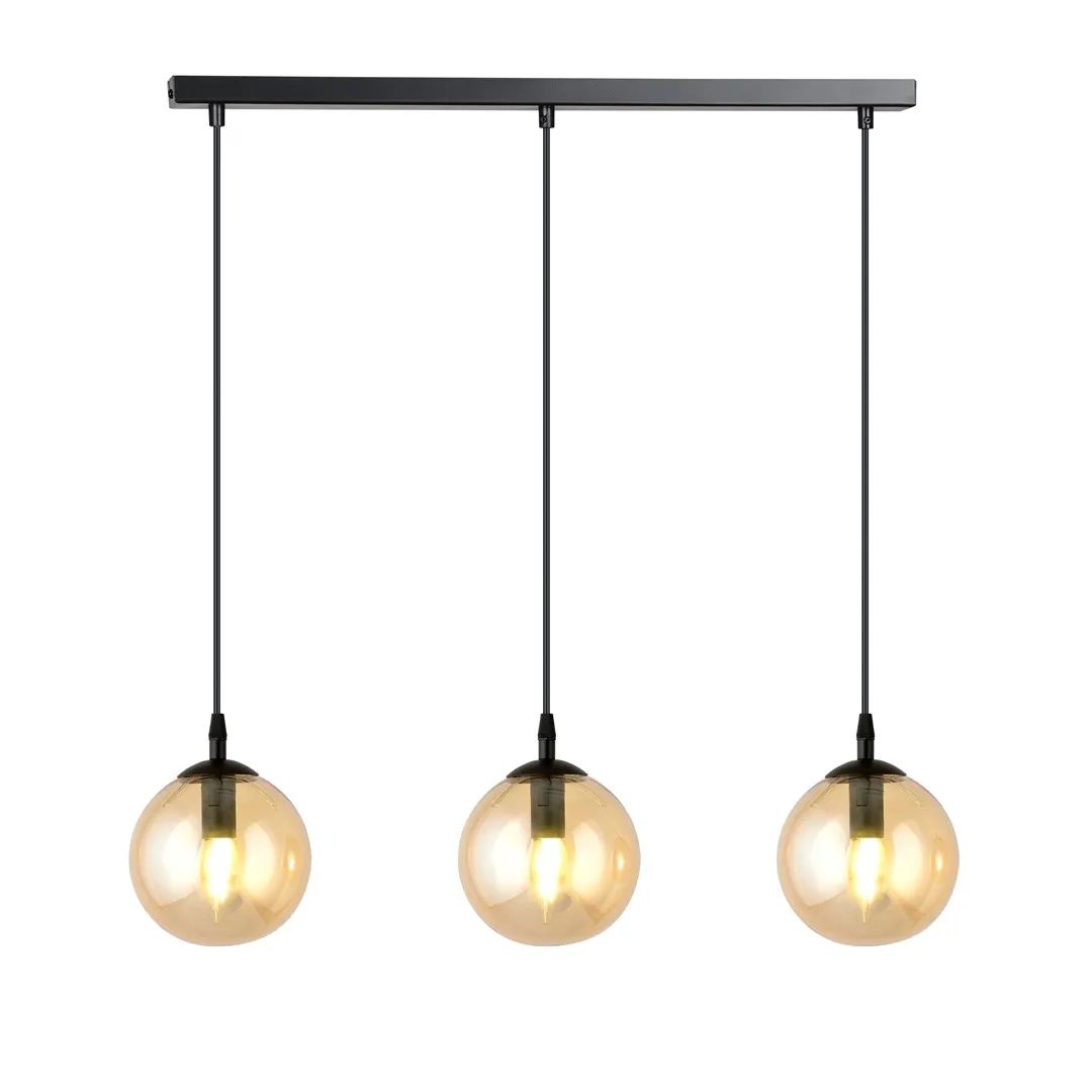 Lampa wisząca COSMO czarny miodowy