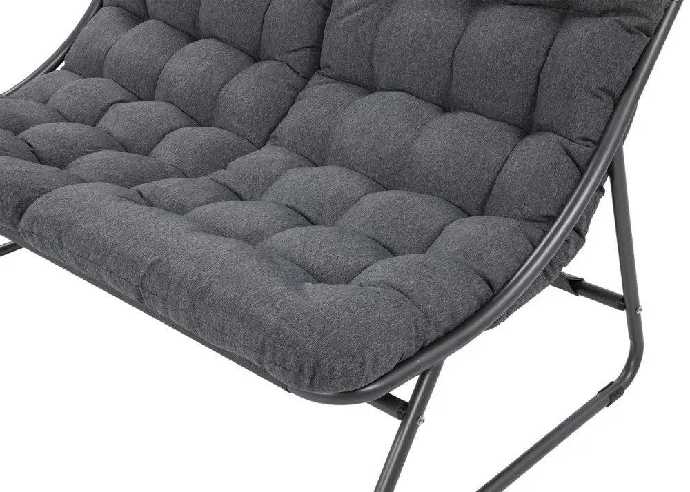 Zestaw mebli ogrodowych VISTA CAFFE 4-set stalowy ciemnoszary - FG005748