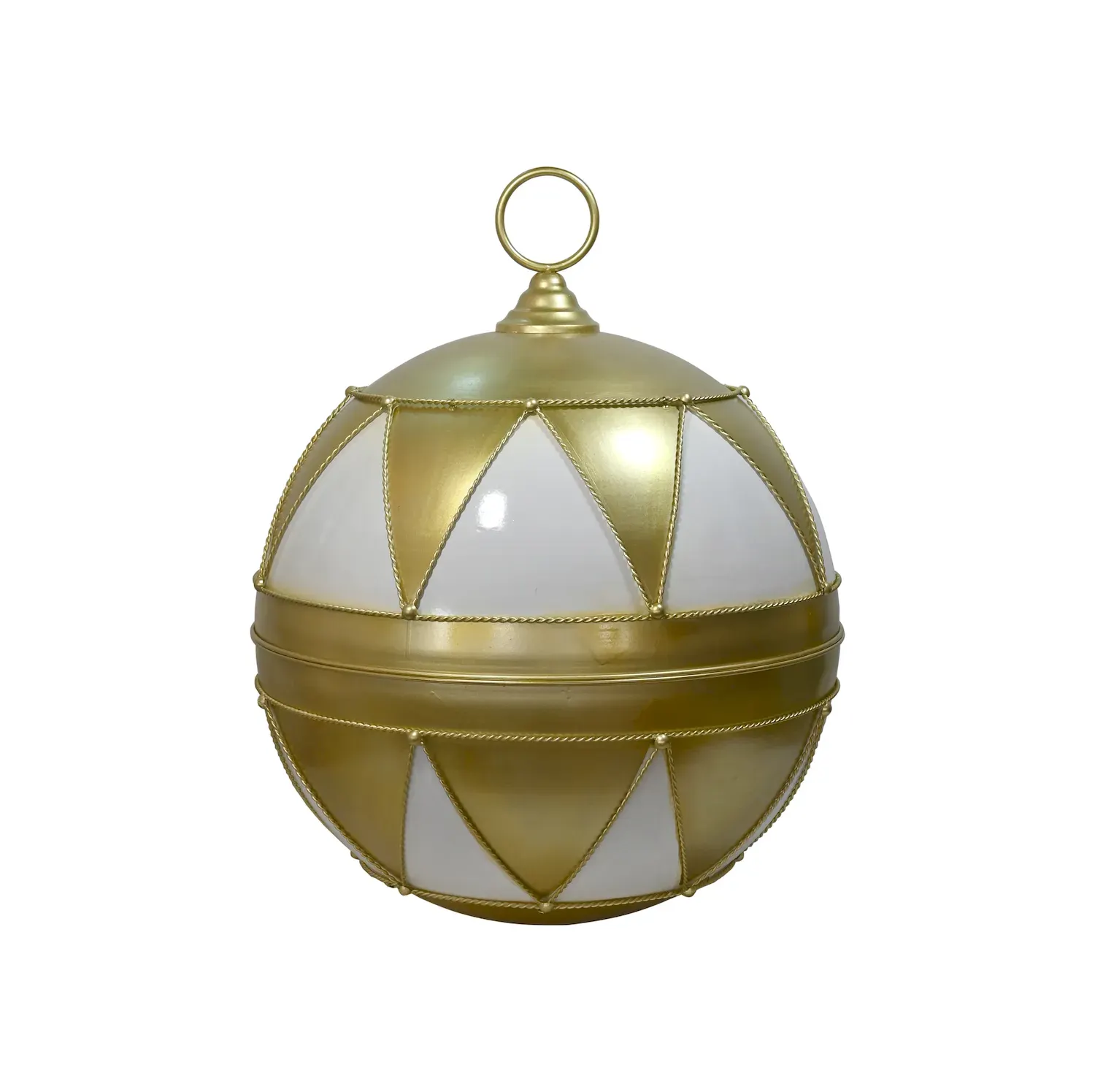 Dzwonek metalowy MAXI 1655 złoto-biały