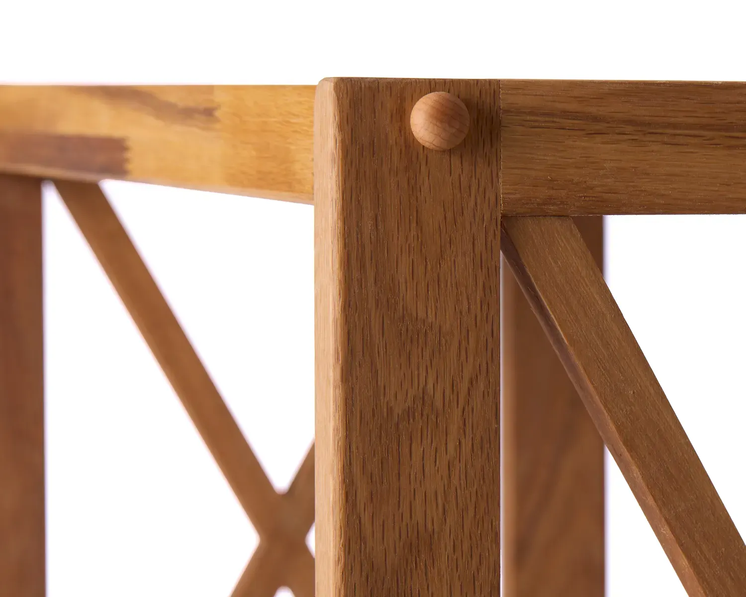 Regał niski drewniany X-SHELF 70x87 dąb olejowany - UN_55330800